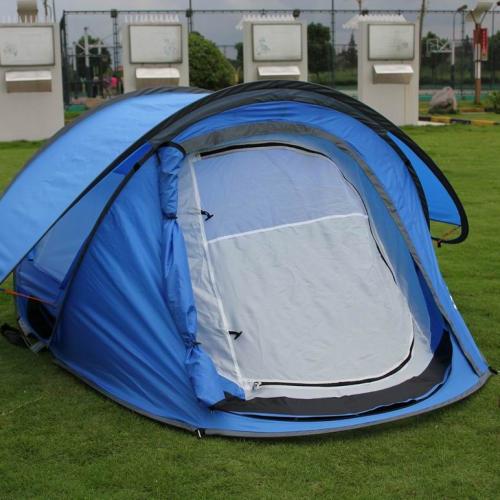 Single layers pop up tent